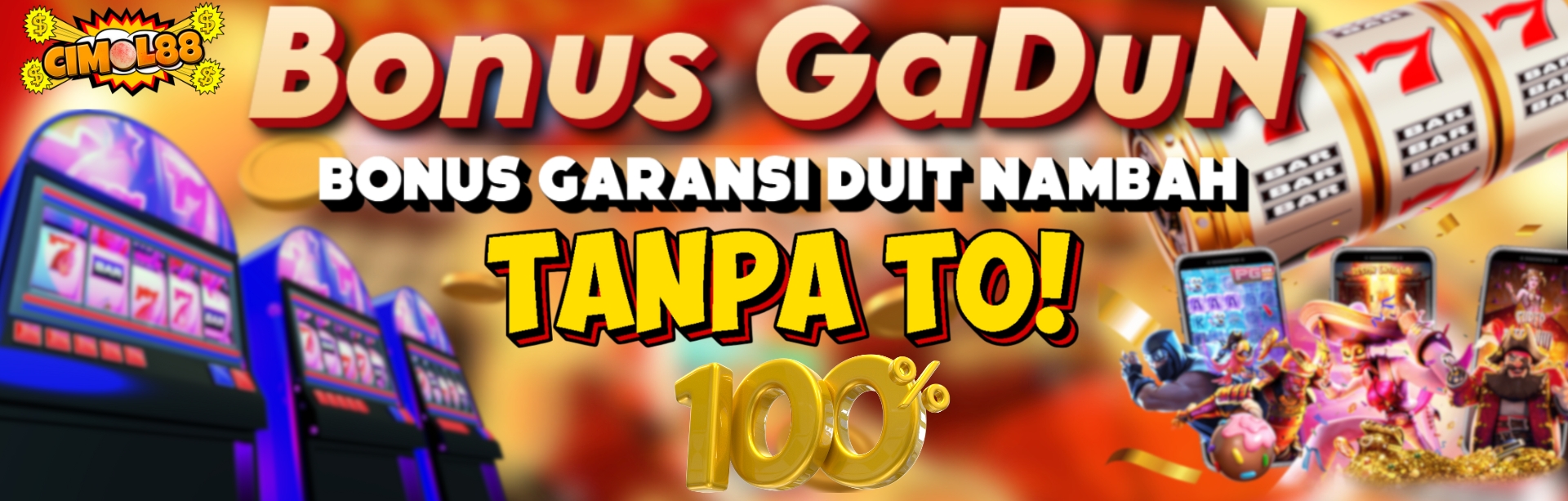 BONUS GARANSI DUIT NAMBAH 100% TANPA TO..!!
